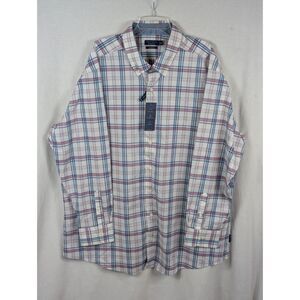 NavTech by Nautica Stretch Long Sleeve Button Down Shirt Men's Size 3XL NWT